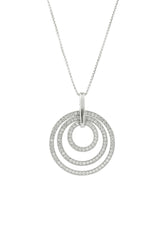 Circle of Life 925 Sterling Silver  Pendant with CZ